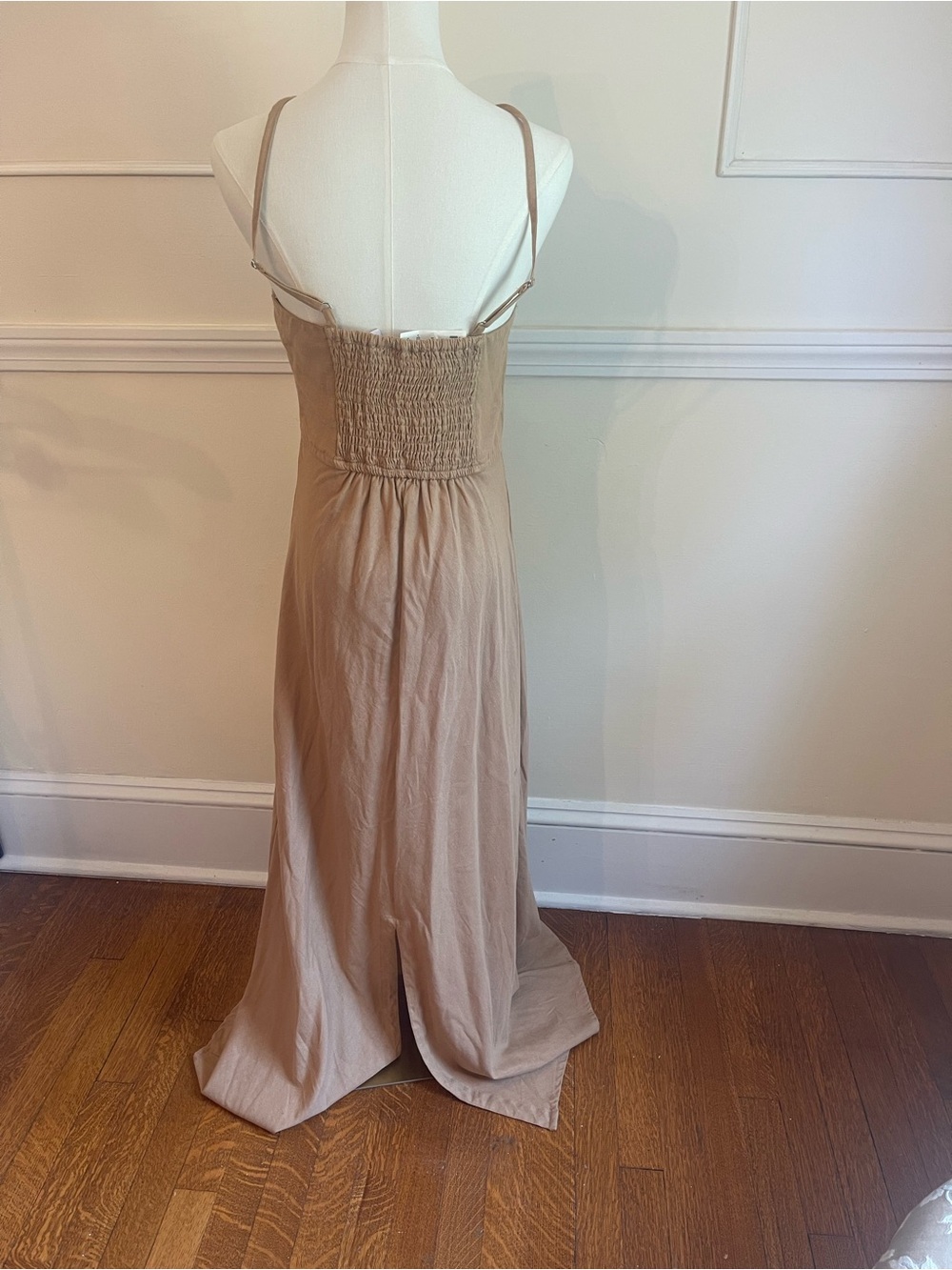 Sincerely Jules Taupe Halter Maxi Dress - Picture 4 of 7